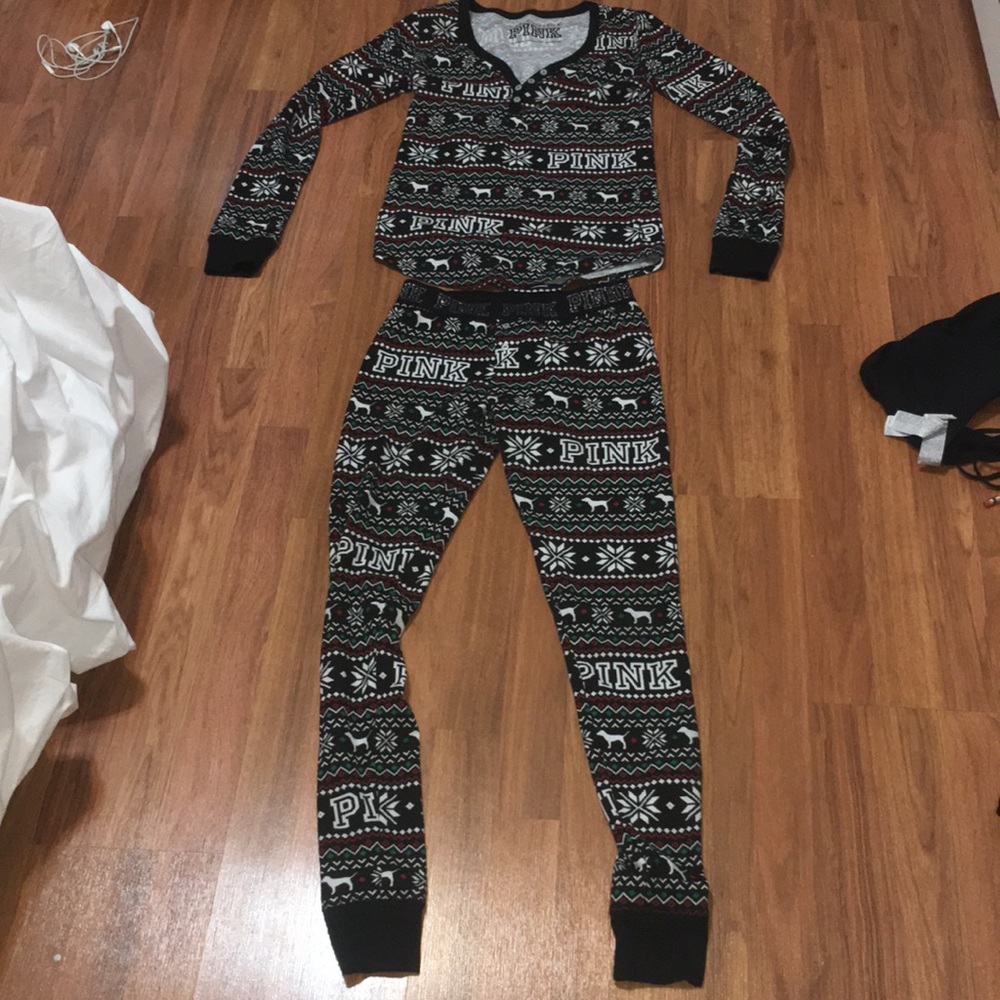 PINK victoria secret 2 set pajama set!!!